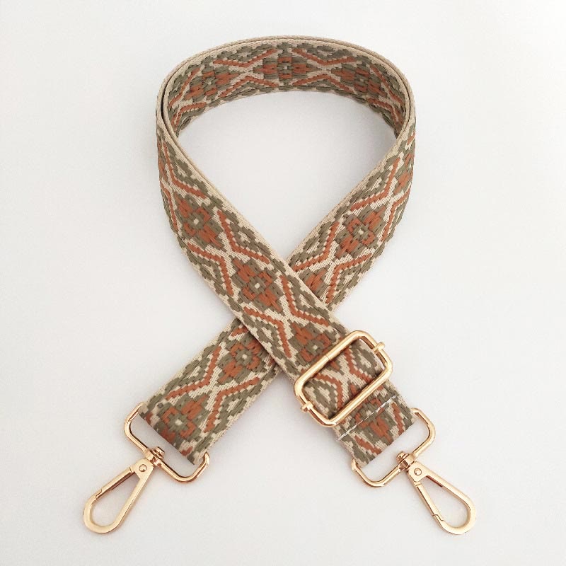 Nimara Ritual Multicolor Embroidered Shoulder Bag Straps