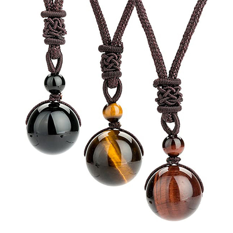 Nimara Ritual Tibetan Tiger's Eye Protection Necklace
