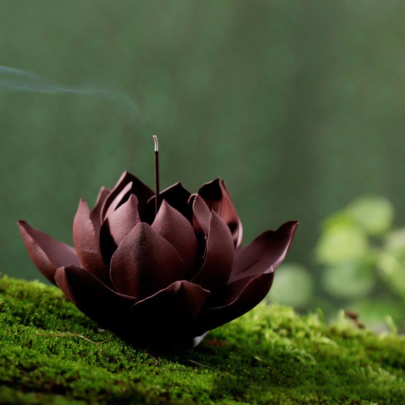 Nimara Ritual Tibetan Lotus Positive Peace Incense Burner Decoration