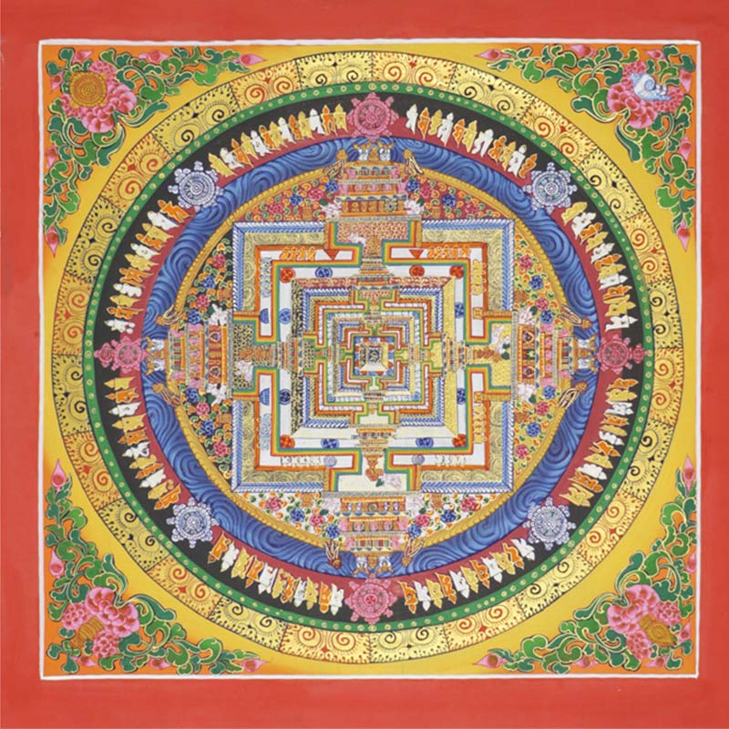 Nimara Ritual Tibetan Thangka Painting Blessing Handmade Decoration
