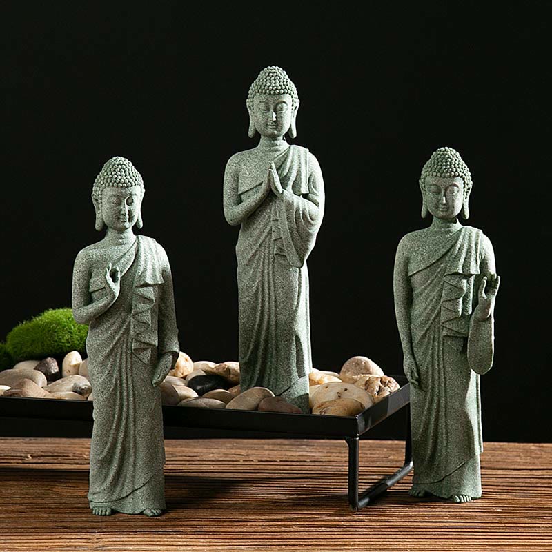 Nimara Ritual Tibetan Meditation Contemplation Buddha Serenity Compassion Statue Figurine Decoration