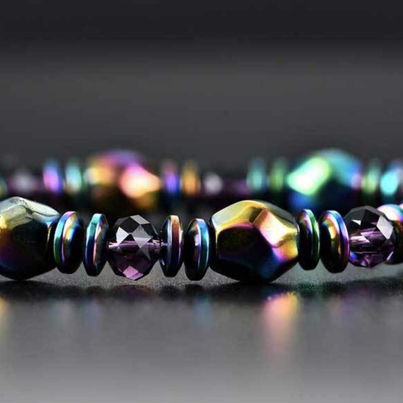 Nimara Ritual Rainbow Hematite Wellness Bracelet
