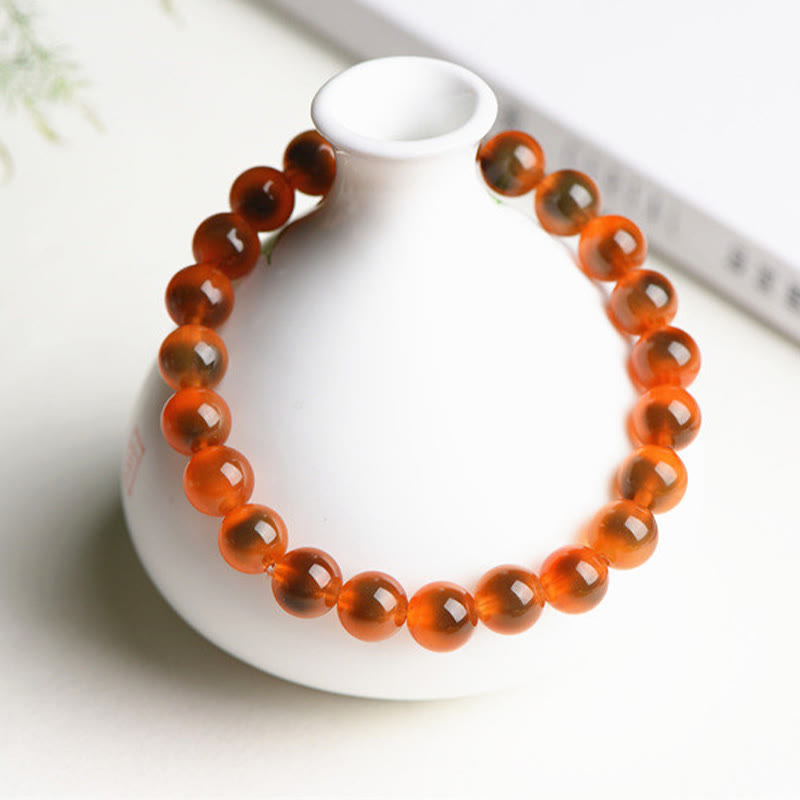 Nimara Ritual Natural Colorful Candy Agate Harmony Strength Bead Bracelet