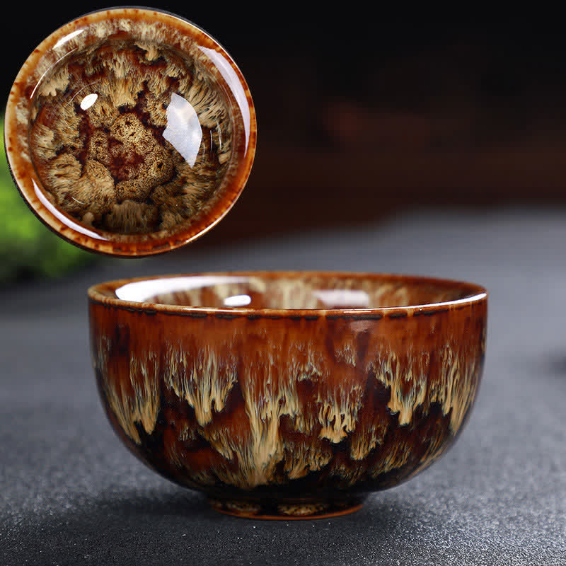 Nimara Ritual Colorful Ceramic Teacup Home Office Tea Cups