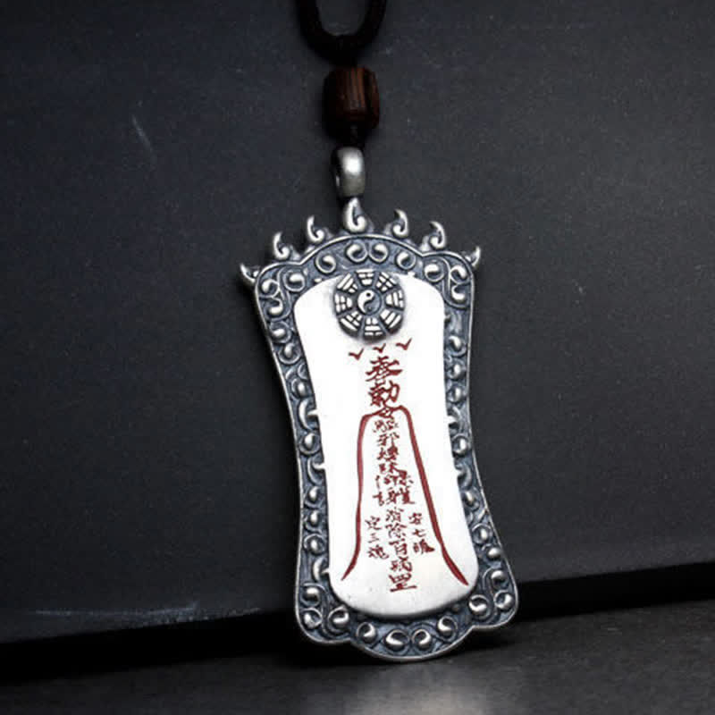 Nimara Ritual FengShui Bagua PiXiu Cinnabar Balance Necklace Pendant