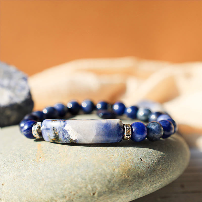 Nimara Ritual Natural Quartz Love Heart Healing Beads Bracelet