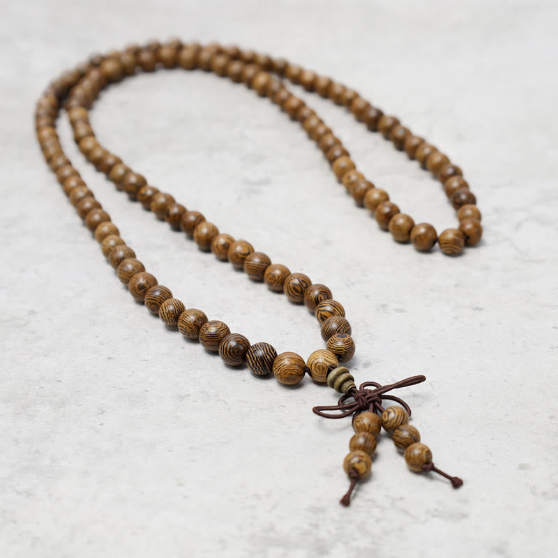 Nimara Ritual 108 Mala Beads Bracelet Prayer Meditation Sandalwood Elastic