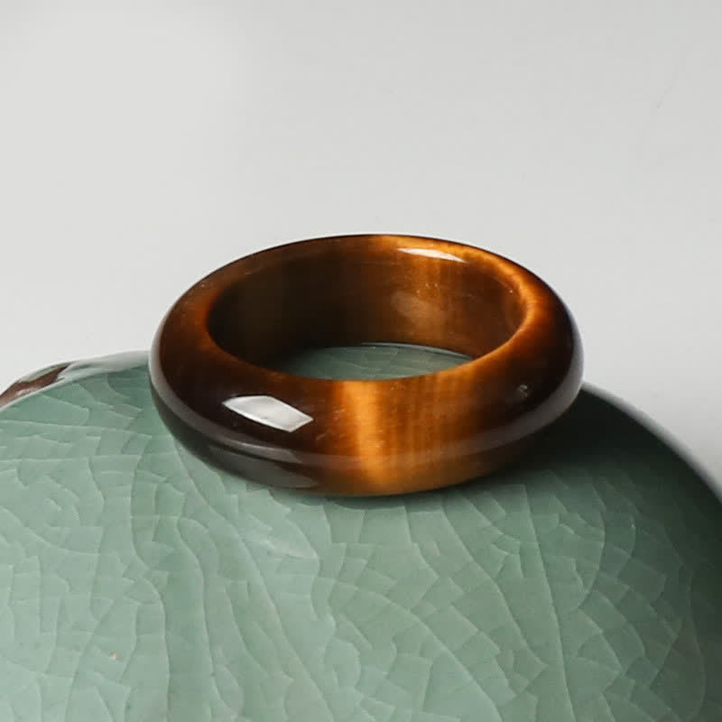 Nimara Ritual Tiger Eye Stone Strength Protection Ring