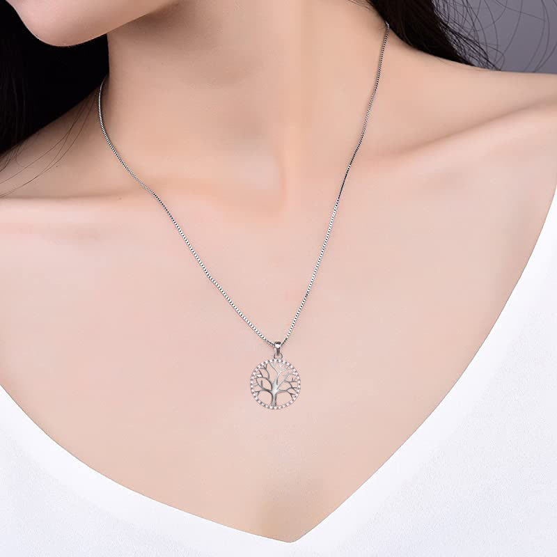 Nimara Ritual The Tree of Life 925 Sterling Silver Creation Necklace Pendant