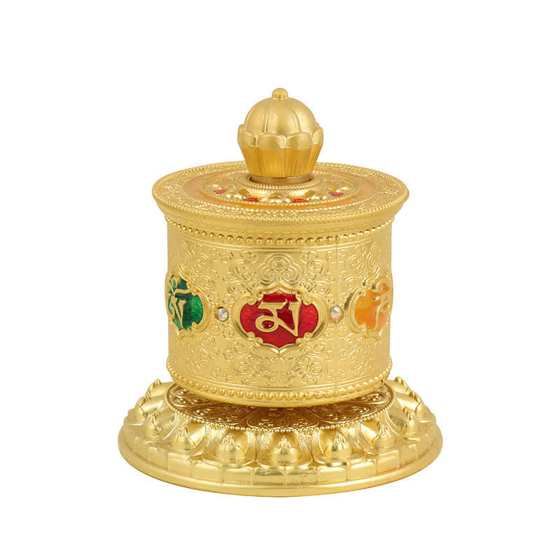 Nimara Ritual Tibetan Blessing Prayer Wheel Car Decoration