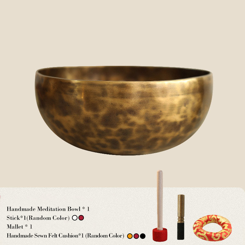 Nimara Ritual Tibetan Sound Bowl Handcrafted for Healing and Meditation Positive Energy Singing Bowl Set