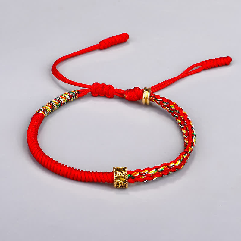Nimara Ritual Om Mani Padme Hum Protection Luck String Bracelet