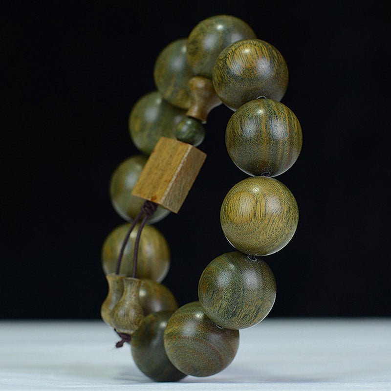 Nimara Ritual Tibetan Green Sandalwood Cure Bracelet