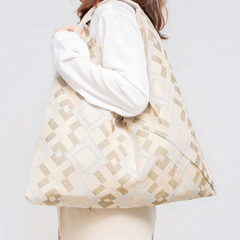 Nimara Ritual Geometry Tiger Flowers Leopard Stripes Print Underarm Triangle Shoulder Bag