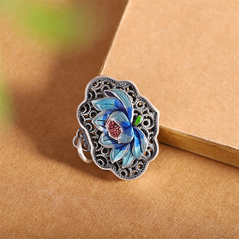 Nimara Ritual Lotus Auspicious Cloud New Beginning Necklace Pendant Ring