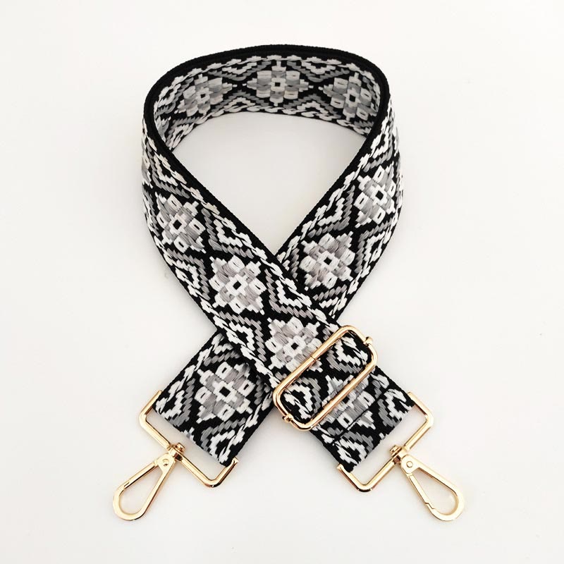 Nimara Ritual Multicolor Embroidered Shoulder Bag Straps