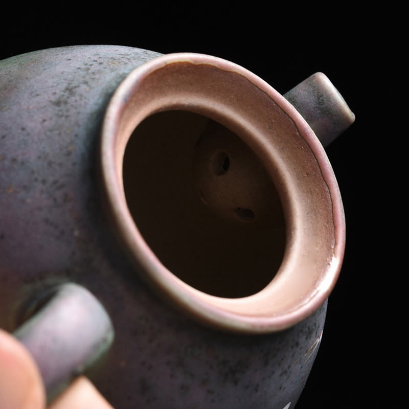 Nimara Ritual White Crane Cloud Chinese Gongfu Tea Ceramic Kung Fu Teapot