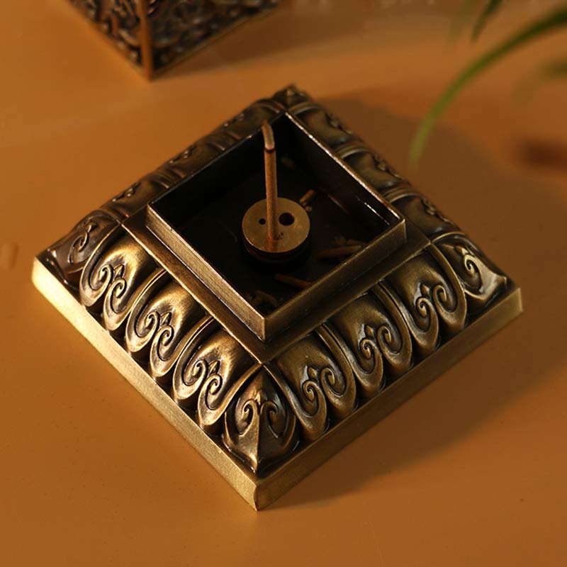 Nimara Ritual Heart Sutra Alloy Incense Holder Healing Home Decoration Incense Burner
