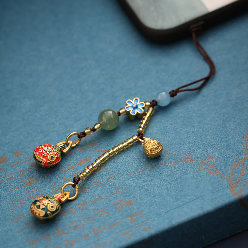 Nimara Ritual Gold Swallowing Beast Family Luck Key Chain