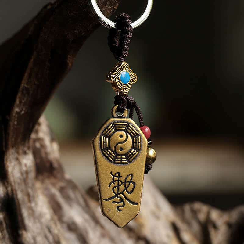 Nimara Ritual Feng Shui Bagua Yin Yang Balance Peace Keychain