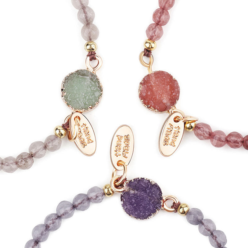 Nimara Ritual Natural Crystal Charm Lucky Healing Bracelet