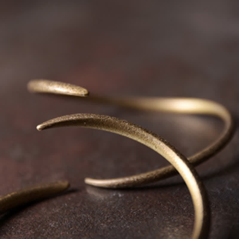 Nimara Ritual Simple Design Copper Luck Adjustable Cuff Bracelet