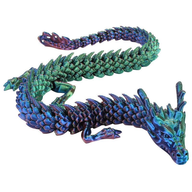 Nimara Ritual Feng Shui Dragon Luminous 3D Printed Dragon Luck Success Home Decoration