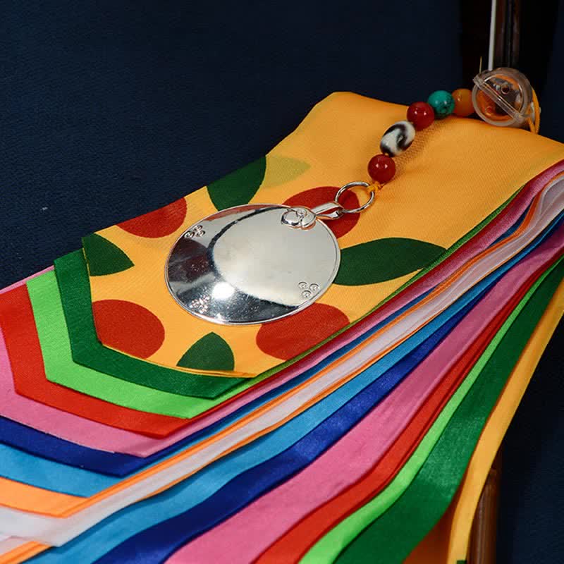 Nimara Ritual Tibetan Eight Auspicious Symbols Lucky Arrow Home Decoration Prayer Flag
