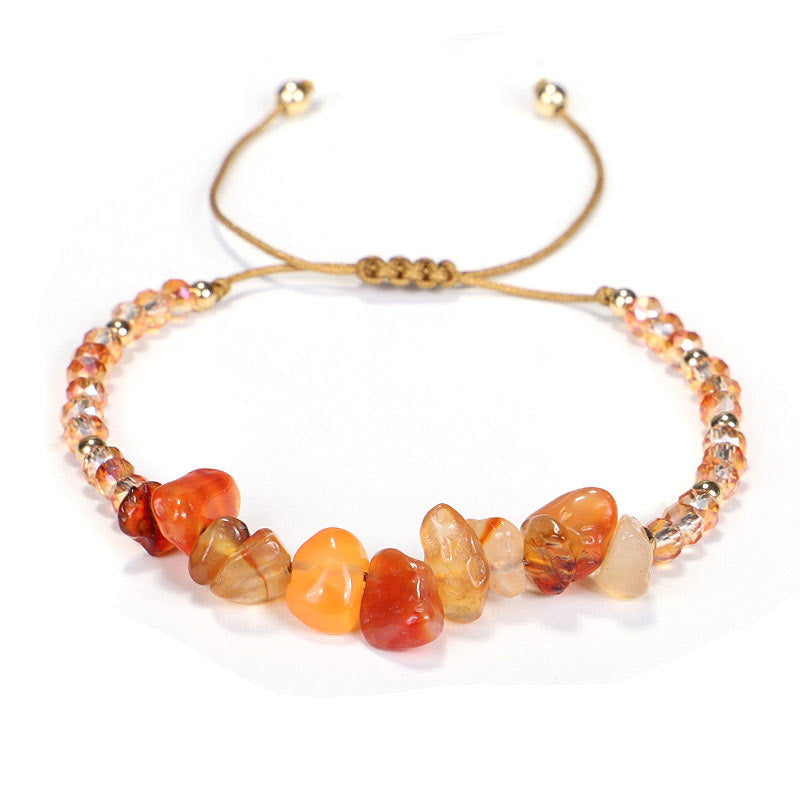 Nimara Ritual Amethyst Purify Knit Bracelet