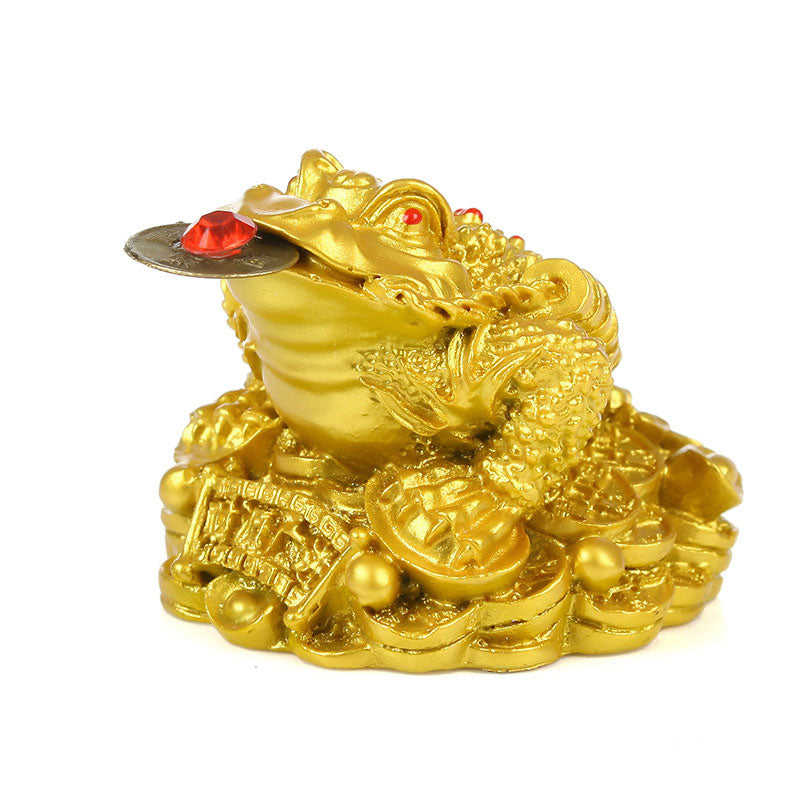 Nimara Ritual FengShui Wealth Lucky Frog Decoration