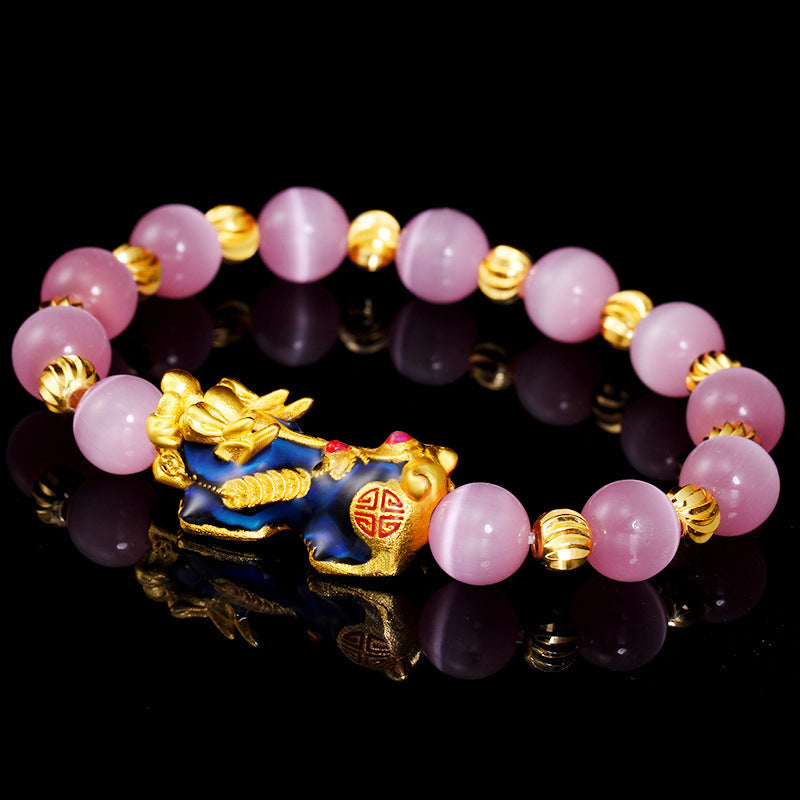 Nimara Ritual Pixiu Cat Eye Lucky Bracelet