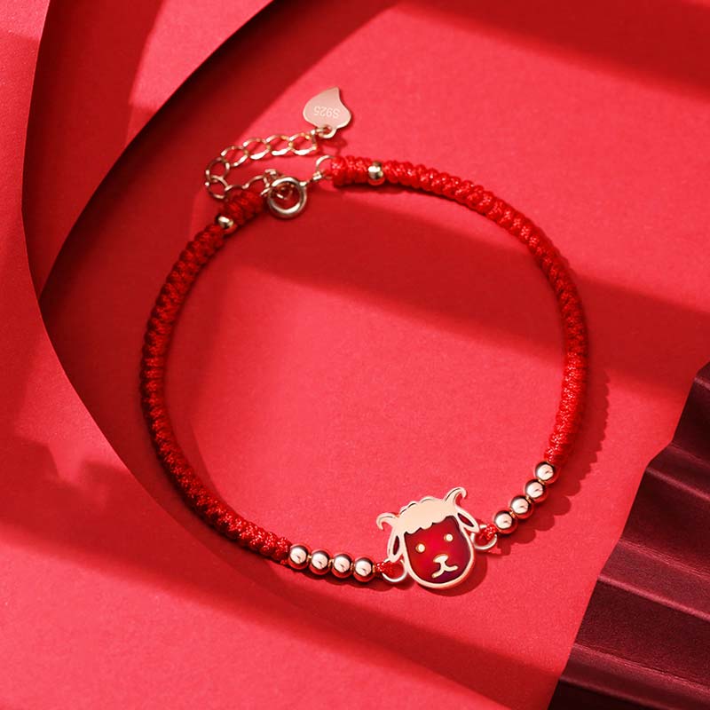 Nimara Ritual 12 Chinese Zodiac Lucky Red String Bracelet