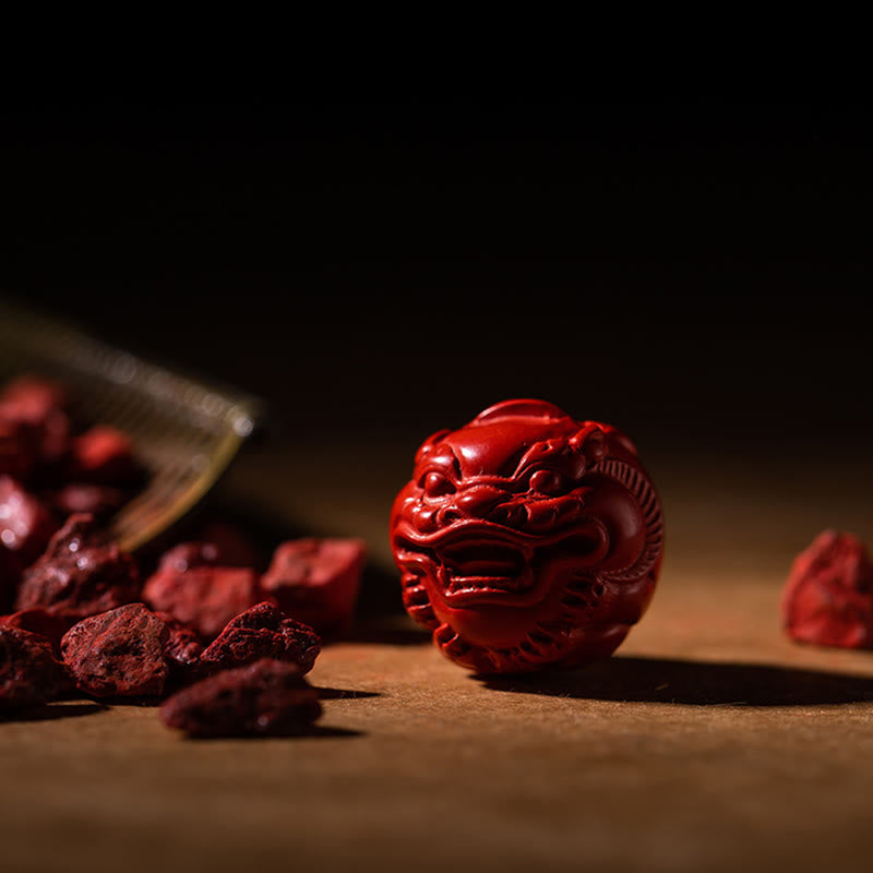 Nimara Ritual Tibet Om Mani Padme Hum PiXiu Copper Coin Small Leaf Red Sandalwood Cinnabar Protection Key Chain