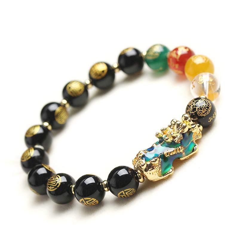 Nimara Ritual Color-Changing Pixiu Obsidian Luck Bracelet