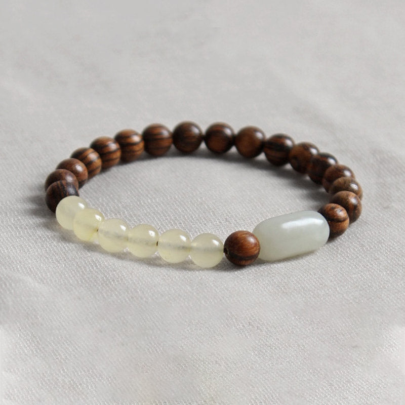 Nimara Ritual Jade Sandalwood Luck Abundance Bracelet