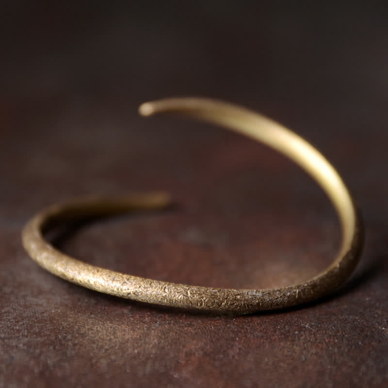 Nimara Ritual Simple Design Copper Luck Adjustable Cuff Bracelet