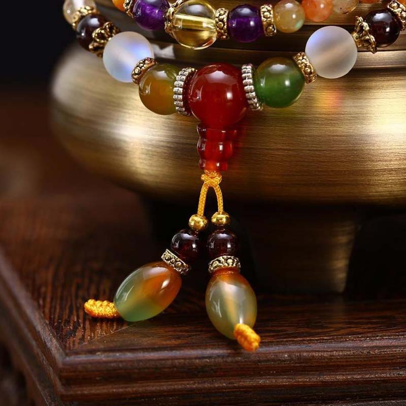 Nimara Ritual The 108 Quartz Healing Mala Bracelet