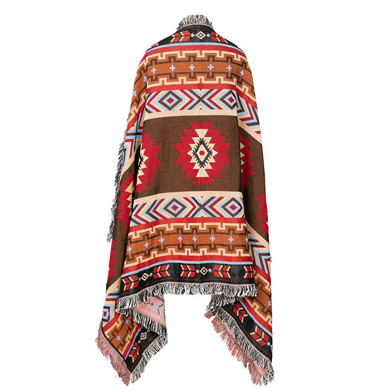 Nimara Ritual Geometric Warm Comfortable Camping Home Office Bed Blanket