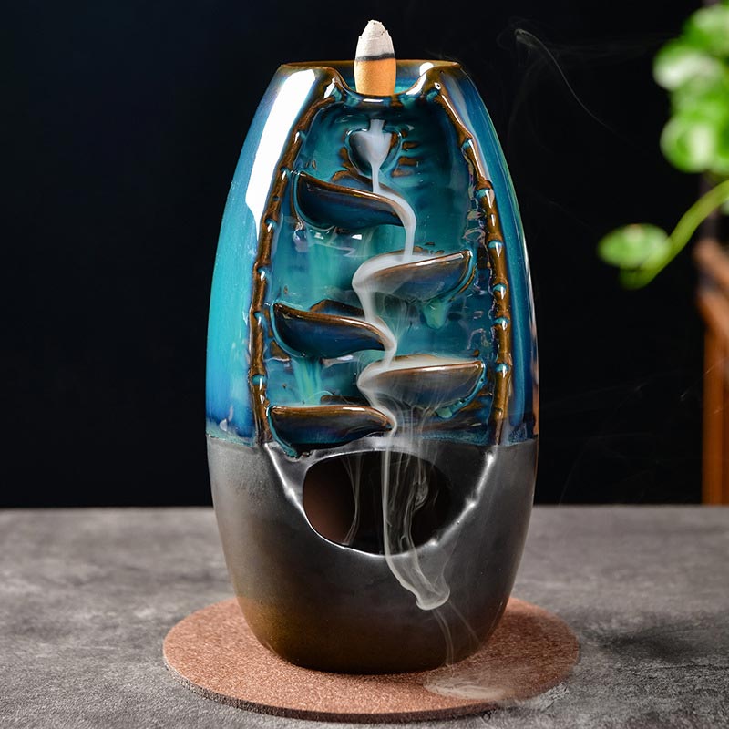 Nimara Ritual Tibetan Dragon Protection Incense Burner Decoration
