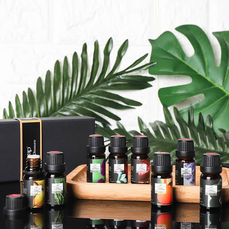 Nimara Ritual 6Pcs Lavender Orange Jasmine Lemongrass Soothing Aromatherapy Healing Essential Oils Set