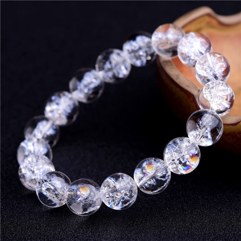 Nimara Ritual Natural White Crystal Protection Healing Bracelet