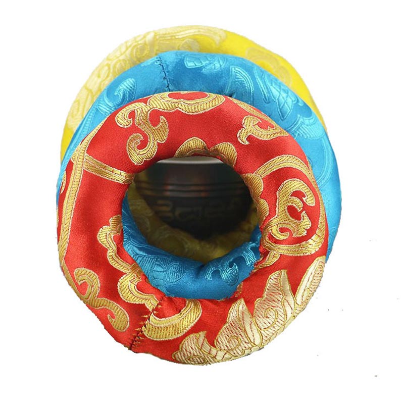 Nimara Ritual Tibetan Singing Bowl Handcraft Cushion Decoration