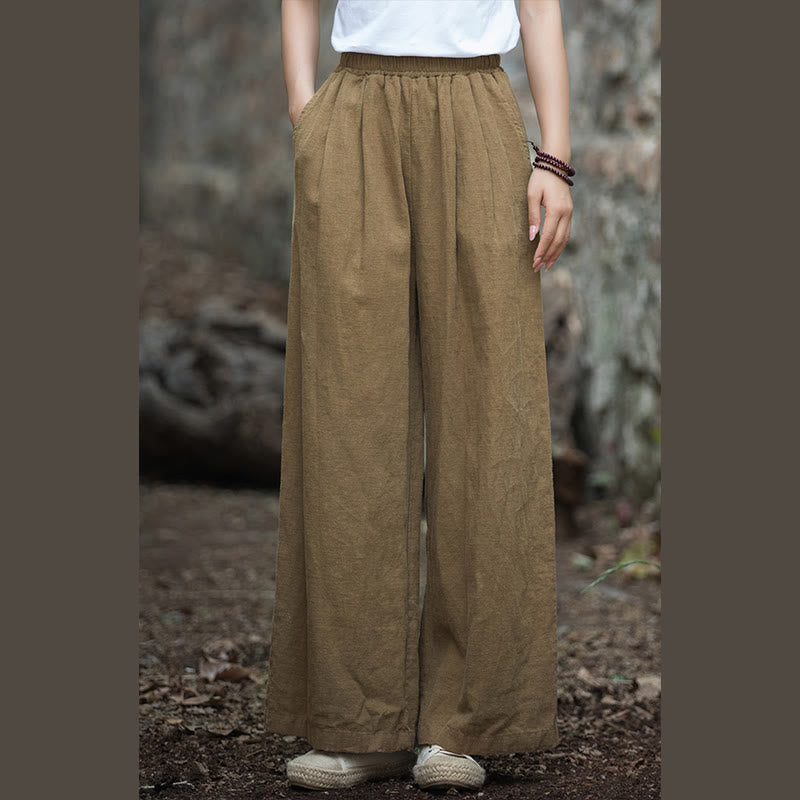 Nimara Ritual Retro Wide Leg Pants Casual Women's Yoga Pants With Pockets