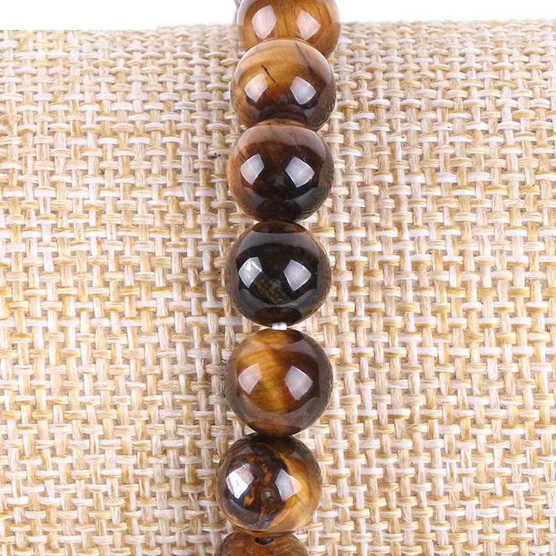 Nimara Ritual Natural Gemstone Tree of Life Lucky Charm Stretch Bracelet
