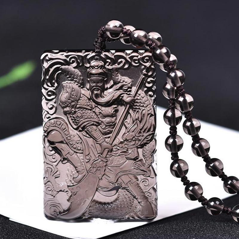 FengShui Lord Guan Protection Necklace Pendant