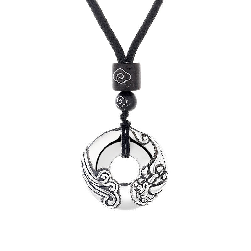 Nimara Ritual PiXiu Peace Buckle Copper Wealth Necklace Pendant