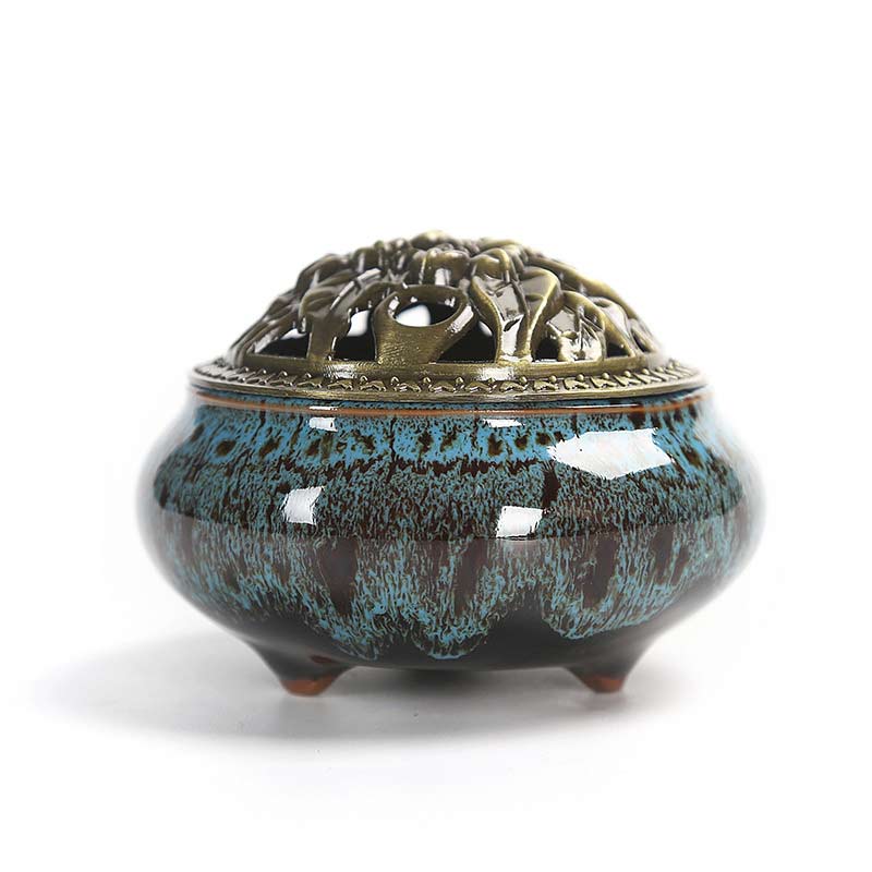 Nimara Ritual Colorful Ceramic Incense Burner