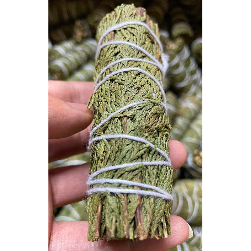 Nimara Ritual Cedar Smudge Stick for Home Cleansing Incense Meditation and Rituals Cedar Sticks Incense Wands