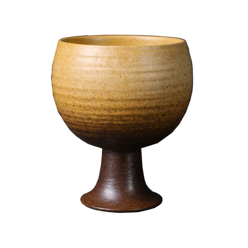 Nimara Ritual Small Capacity Goblet Design Ceramic Wine Coffee Mug Tea Coffee Cup 170ml