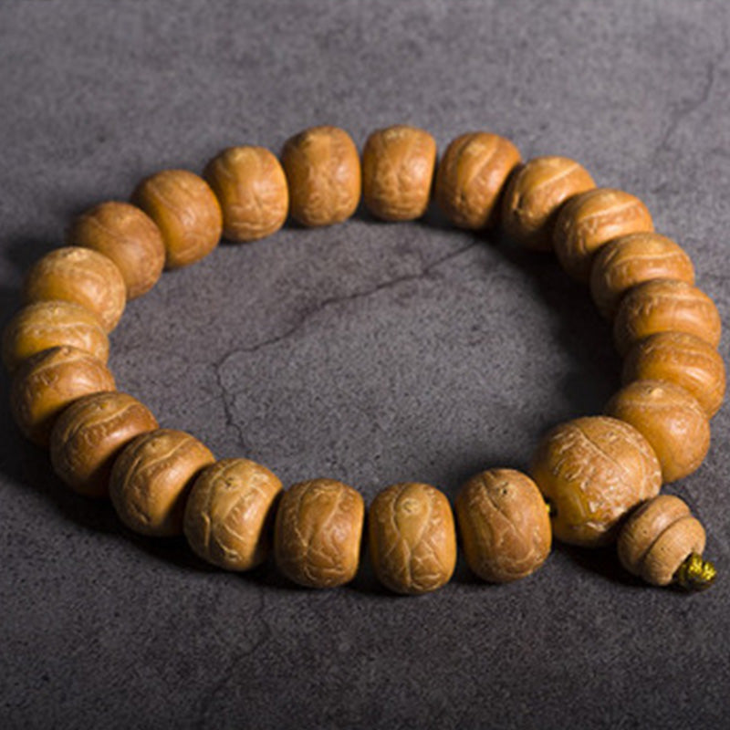 Nimara Ritual Bodhi Seed Luck Auspiciousness Wrist Mala Tassel Pocket Mala